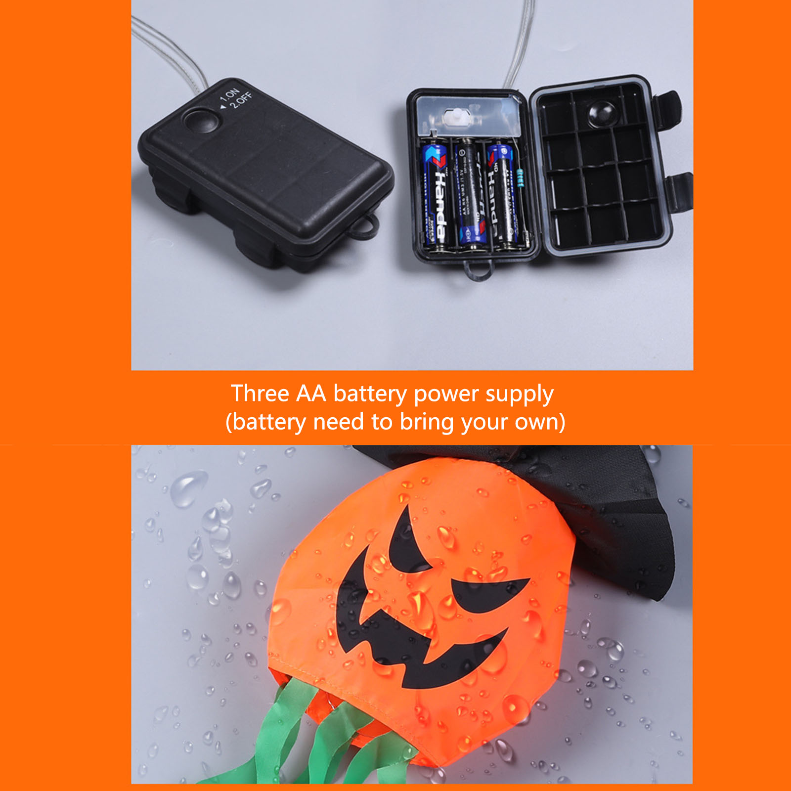 Halloween Decorative Lights Ha - Halloween Led String Lights Orange 评论和价格