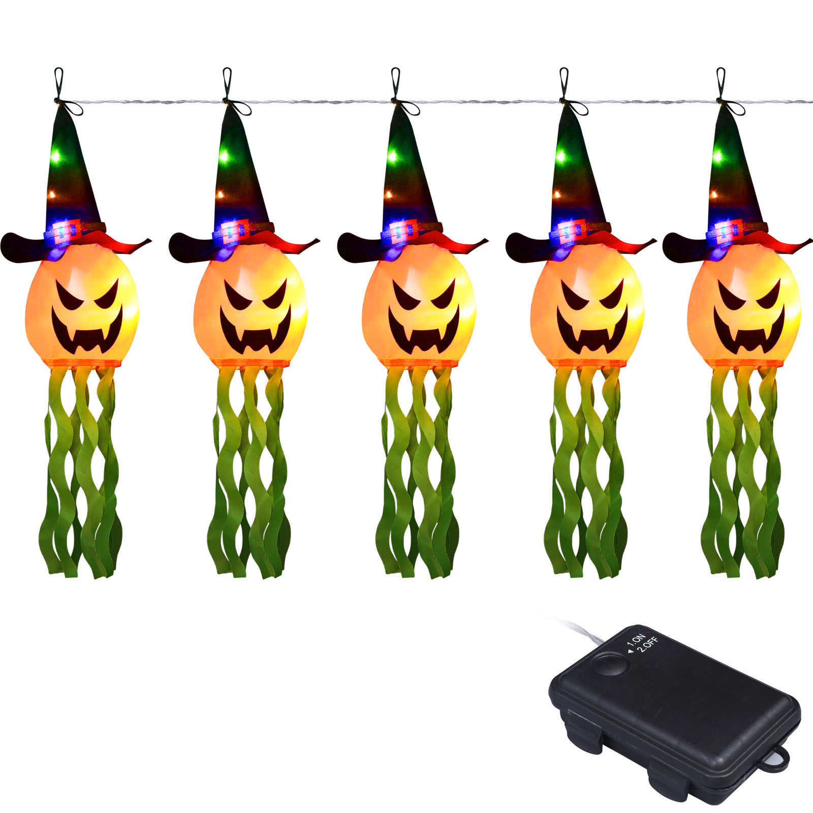 Halloween Decorative Lights Ha - Halloween Led String Lights Orange 评论和价格