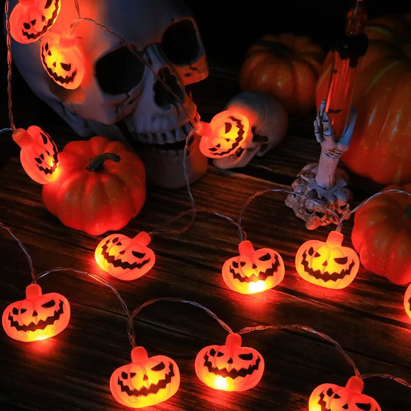 Halloween 10/20LED String Ligh - Halloween Led String Lights Orange 评论和价格