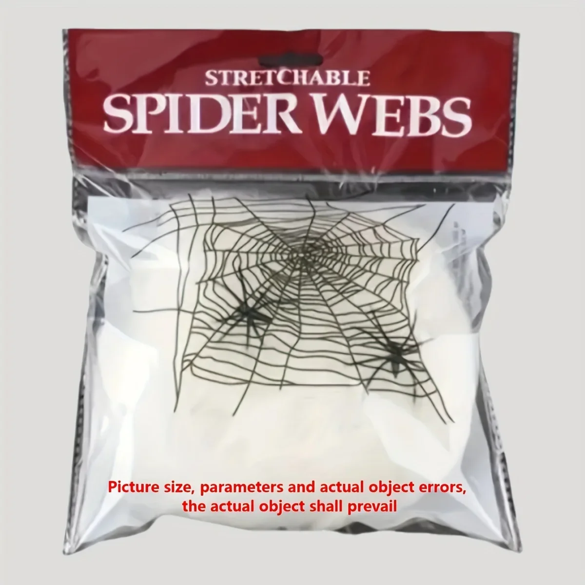 Stretchable Spider Webs With 2 - Spider Web Halloween Decoration 评论和价格