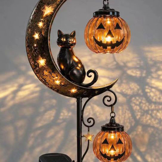 Halloween Black Cat & Pumpkin  - Pumpkin Lantern Halloween 评论和价格