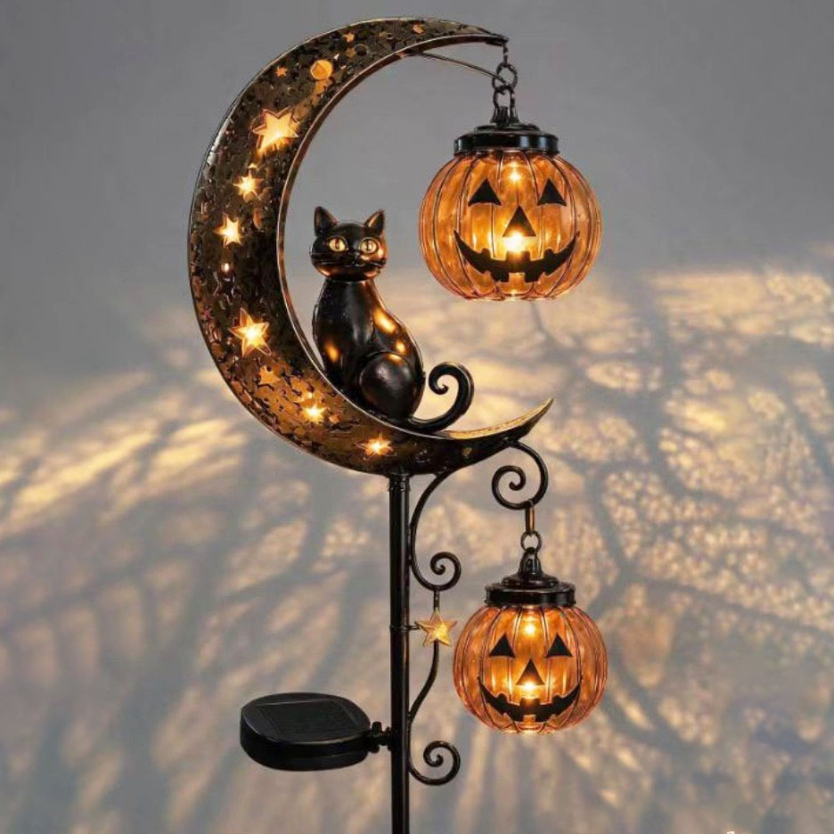 Halloween Black Cat & Pumpkin  - Pumpkin Lantern Halloween 评论和价格