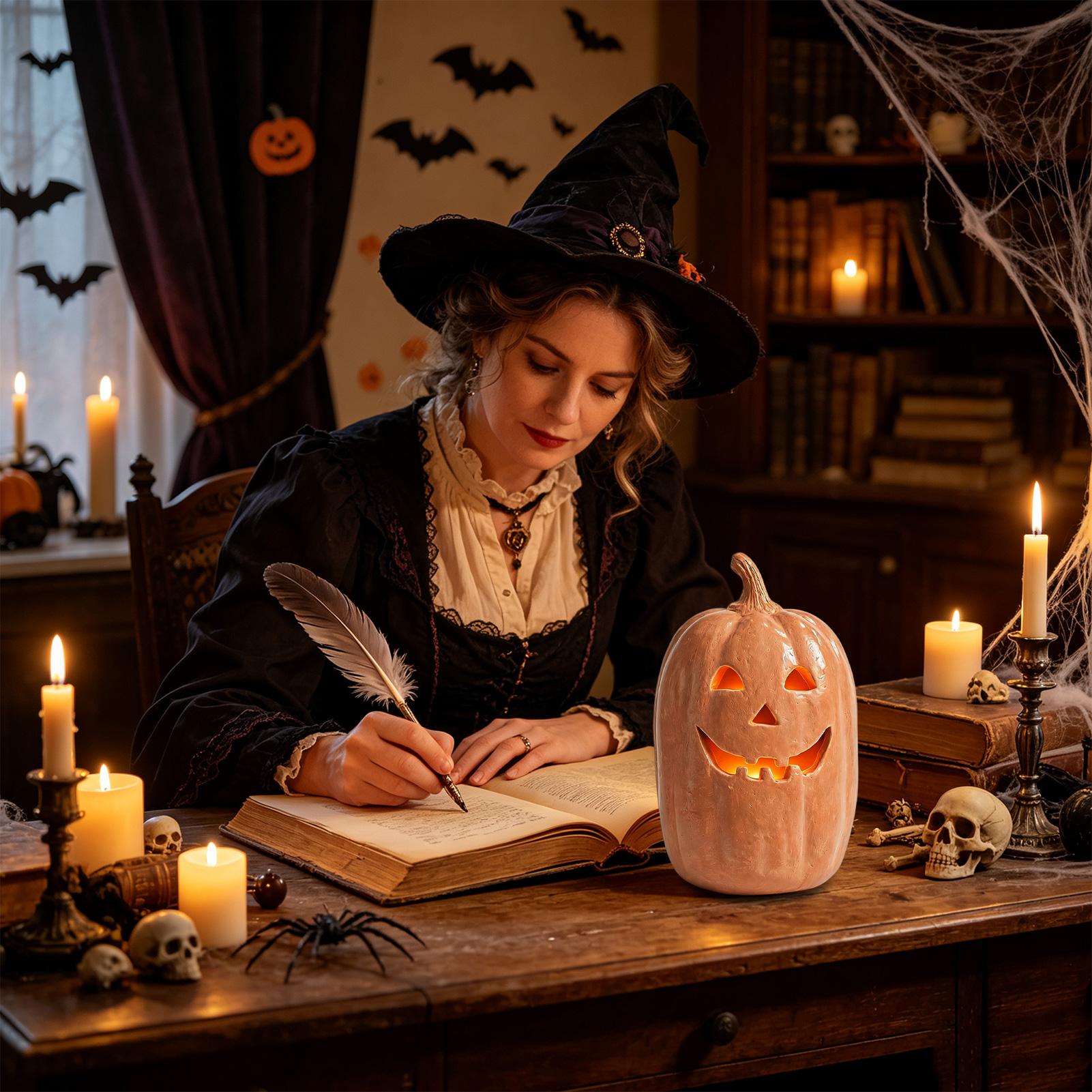 Spooky Pumpkin Lanterns Pumpki - Pumpkin Lantern Halloween 评论和价格