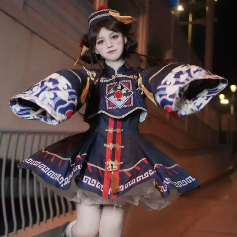 Lolita Chinese Style Sweet Dre - Halloween Costume Kids 评论和价格