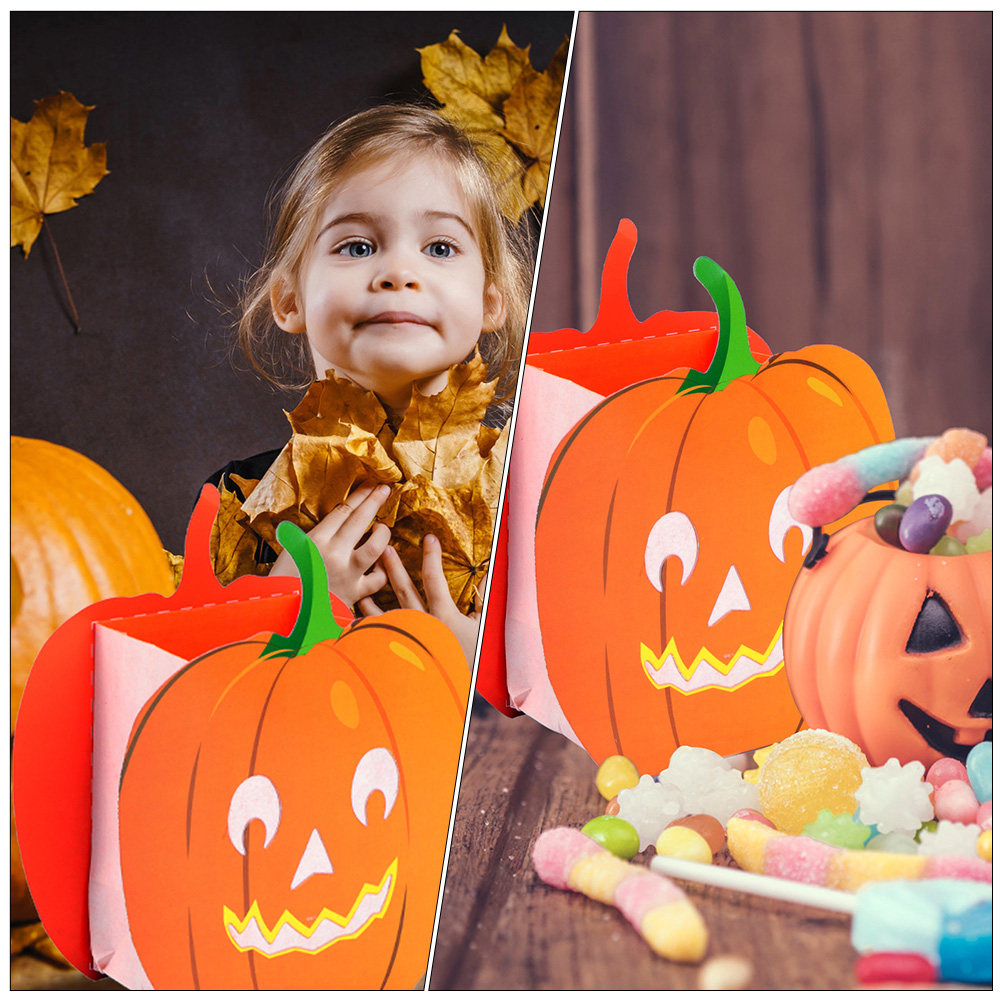 12Pcs Decorative Bags Pumpkin  - Halloween Pumpkin Decor Led 评论和价格