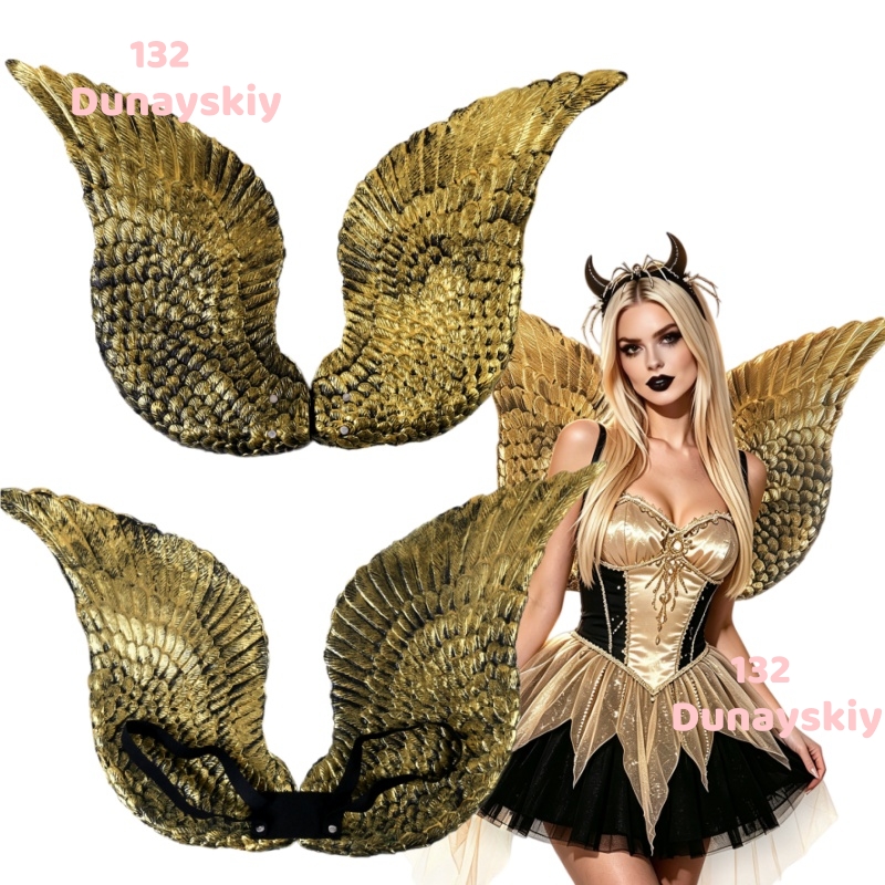 Angel Feather Costume Accessor - Halloween Party Supplies 评论和价格