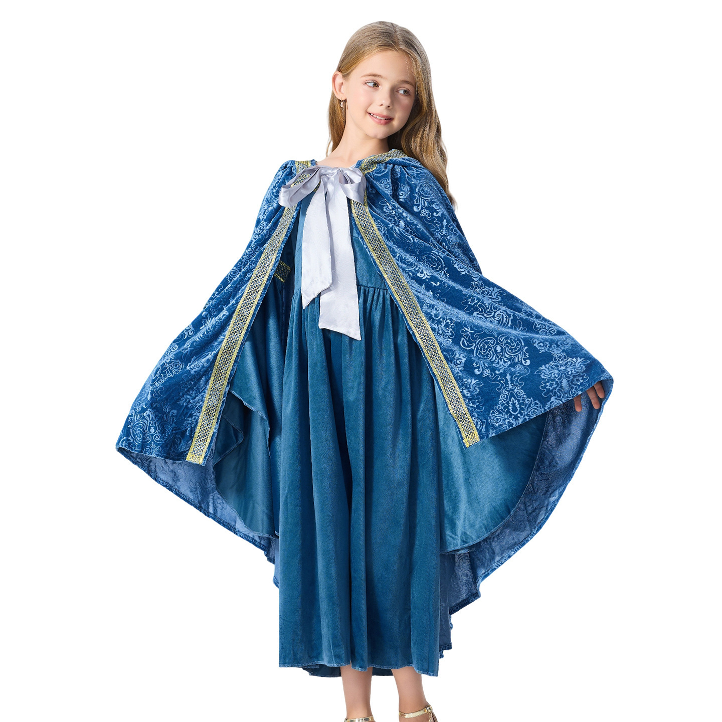 Medieval Cosplay Princess Dres - Halloween Costume Kids 评论和价格