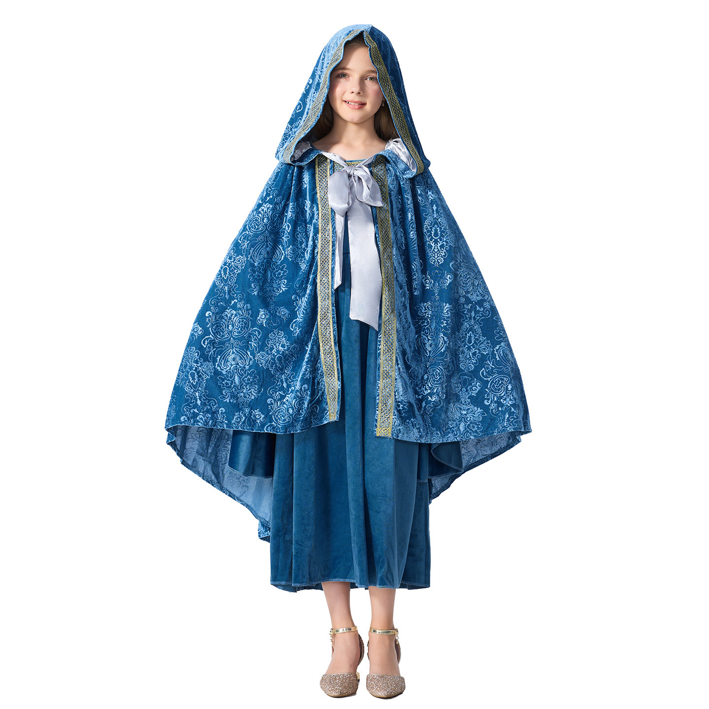 Medieval Cosplay Princess Dres - Halloween Costume Kids 评论和价格
