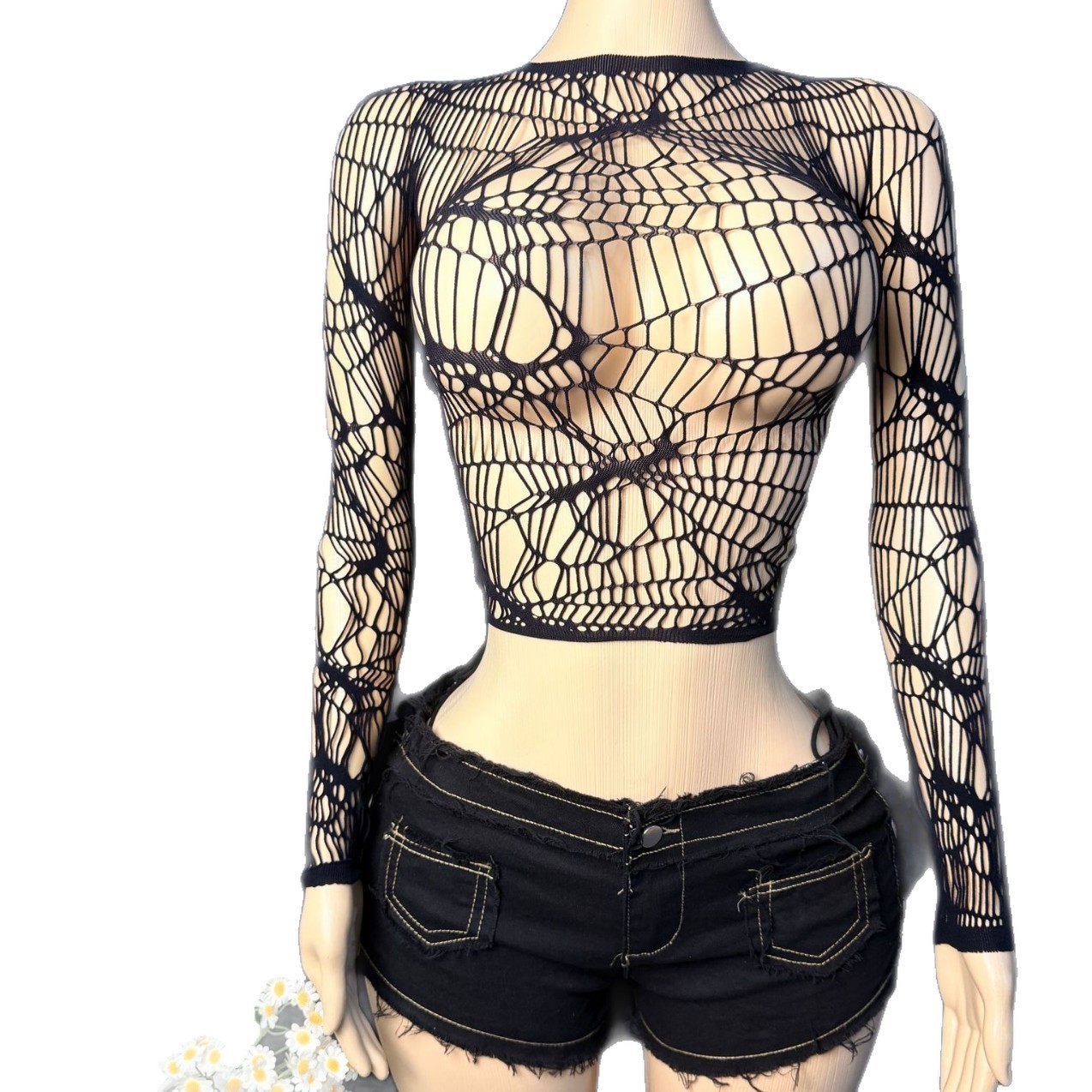 Game Decoration Lingerie with  - Spider Web Halloween Decoration 评论和价格