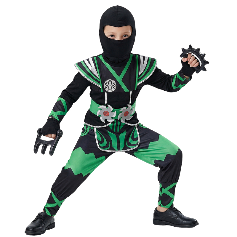 Green Ninja Costume for Kids w - Halloween Costume Kids 评论和价格