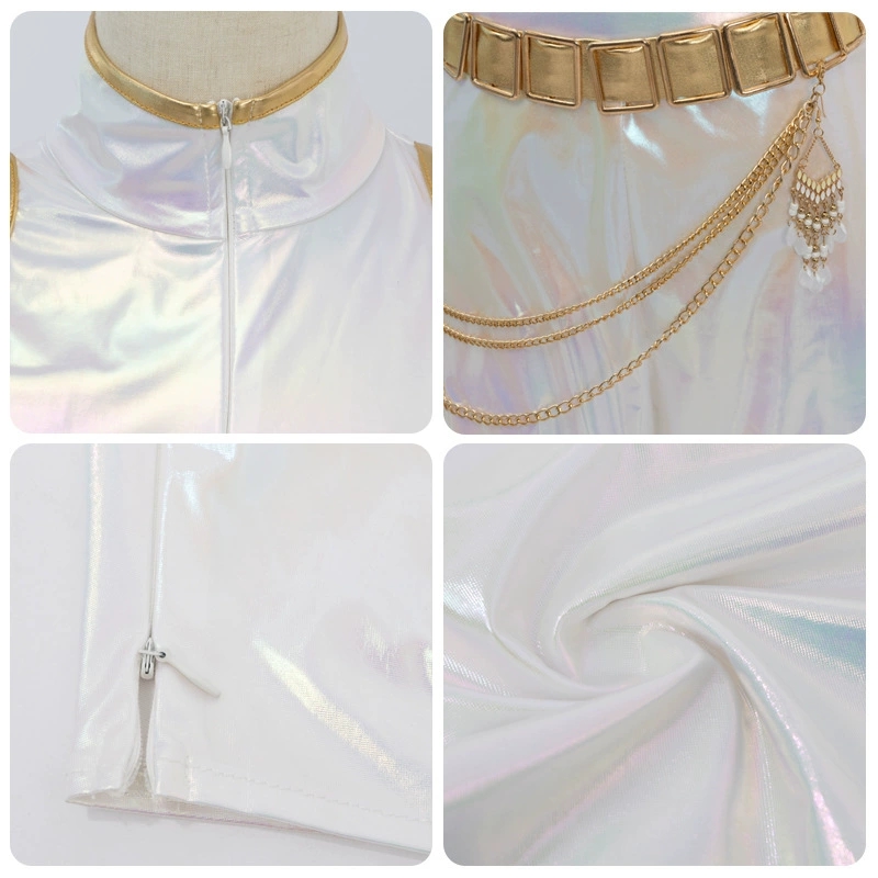 Cosplay Costume PU Leather Whi - Halloween Costume Kids 评论和价格