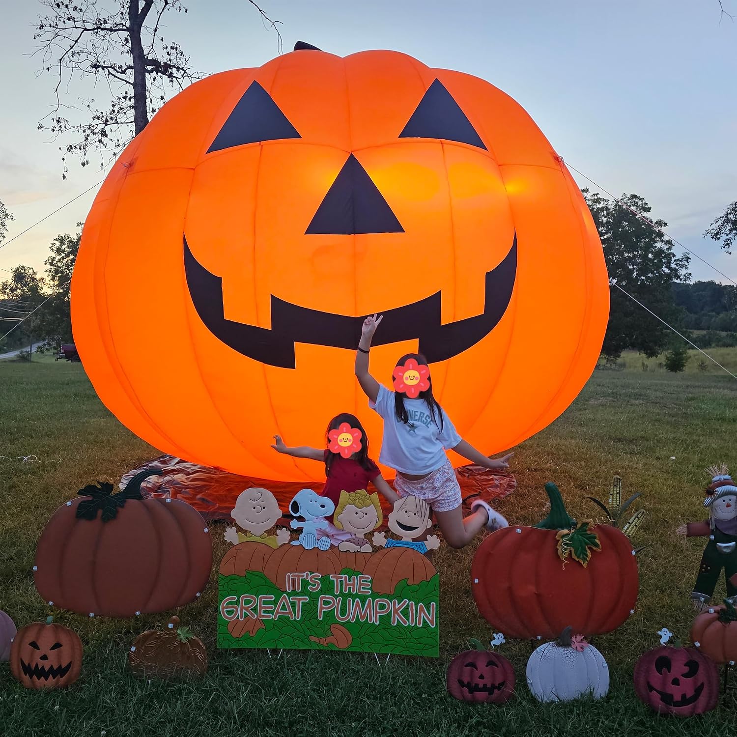Giant 10Ft Halloween Inflatabl - Halloween Pumpkin Decor Led 评论和价格