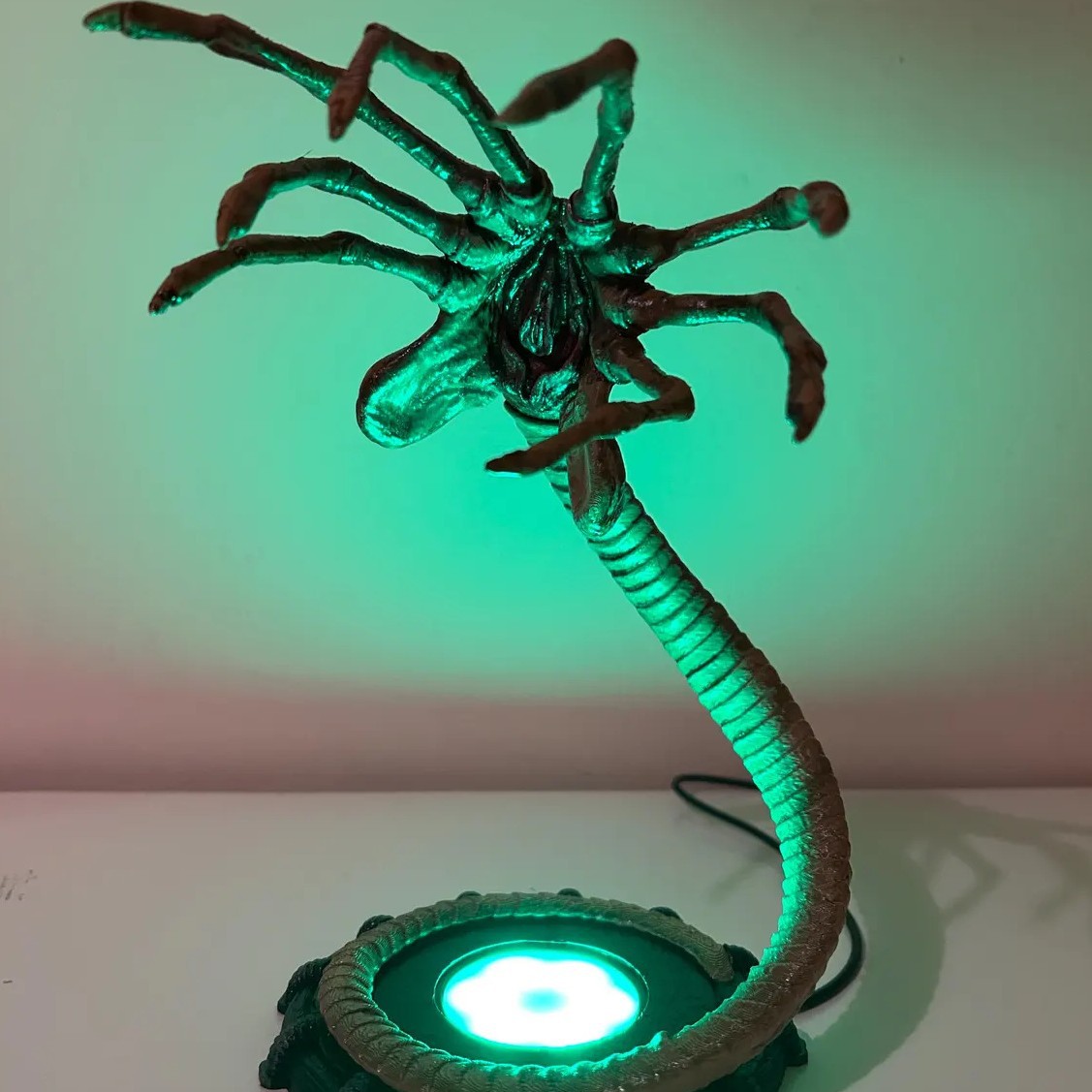 Alien Facehugger Lamp Nightlig - Halloween Pumpkin Decor Led 评论和价格