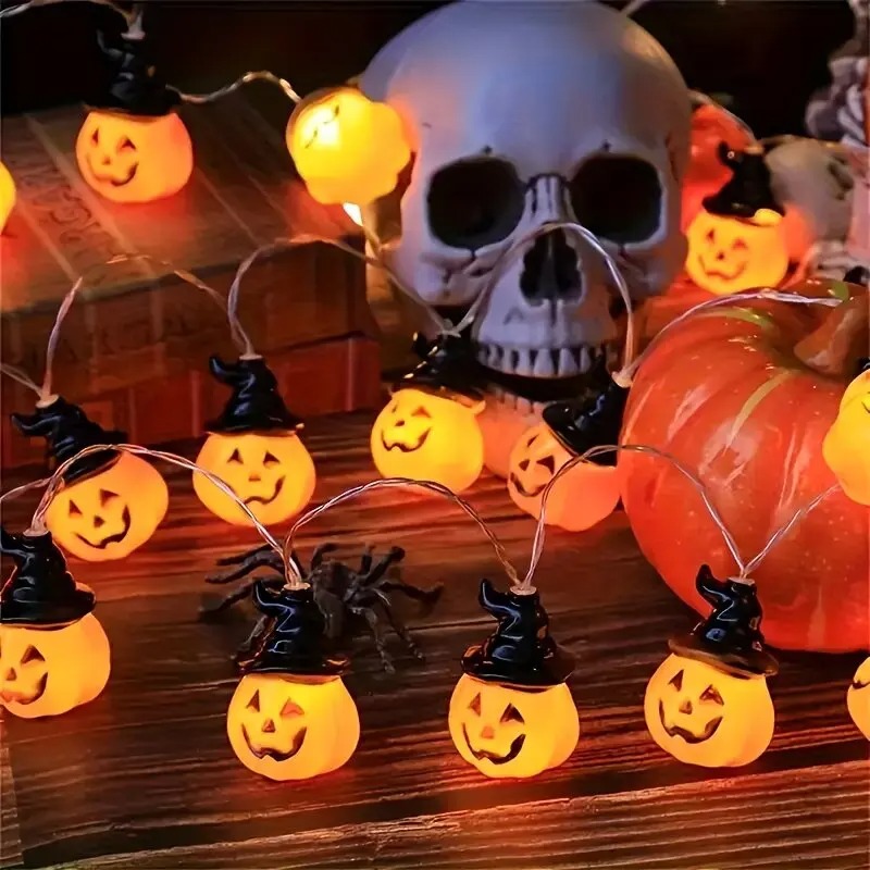 Halloween Jack-o-Lantern Fairy - Halloween Led String Lights Orange 评论和价格