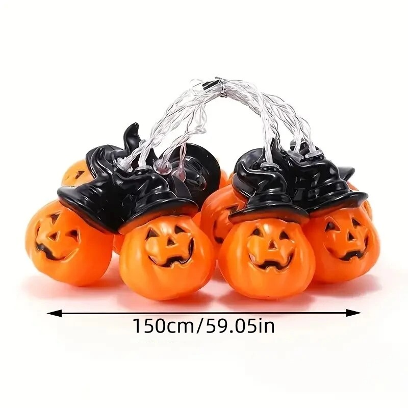 Halloween Jack-o-Lantern Fairy - Halloween Led String Lights Orange 评论和价格
