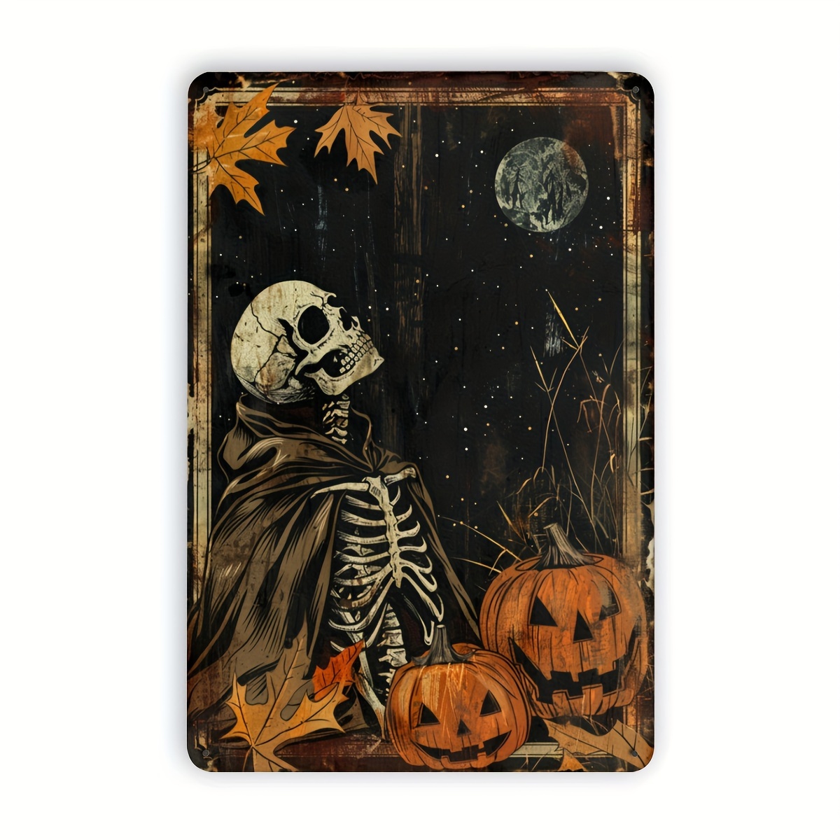 Halloween Skeleton and Pumpkin - Halloween Skeleton Decoration 评论和价格