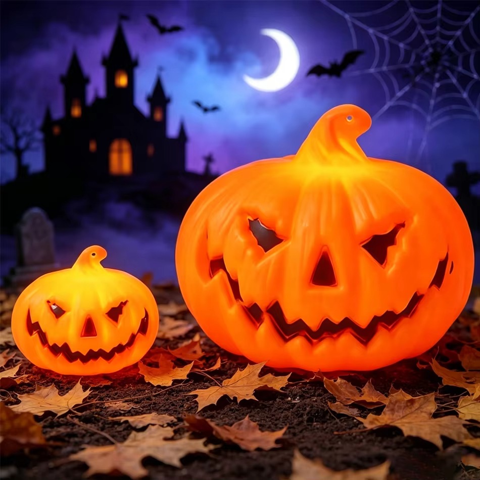 LED Pumpkin Lamp Warm Light Ja - Halloween Pumpkin Decor Led 评论和价格